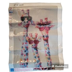 DIAMOND PAINTING ART THREE COOL LLAMAS  NEW IN PACKAGE